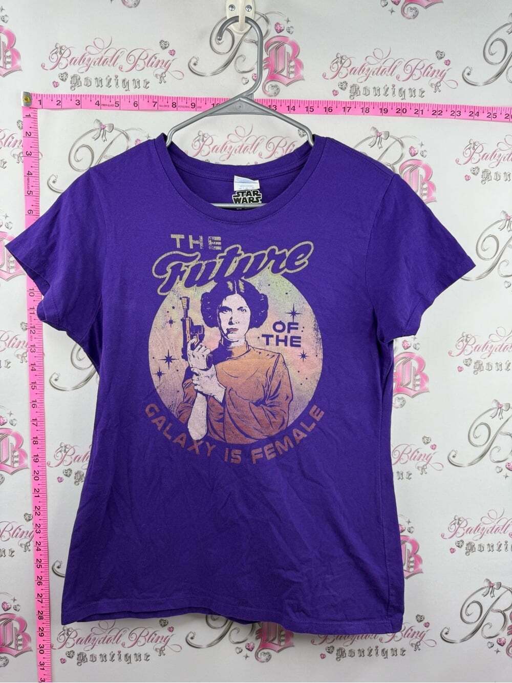 Star Wars Purple 'The Future of the Galaxy is Female' Graphic Tee